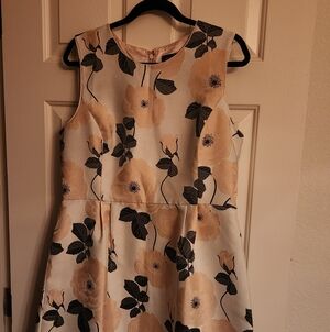 Ivanka-trump-size-16-womans-dress-zip-up Floral